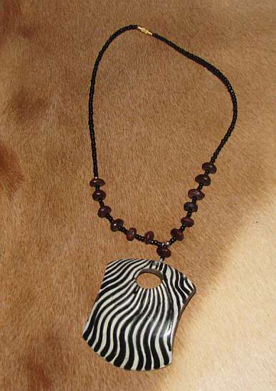 African horn necklace