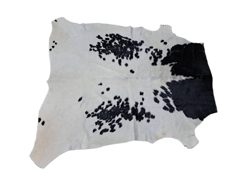 A Grade African Nguni Cow hide - Black  white