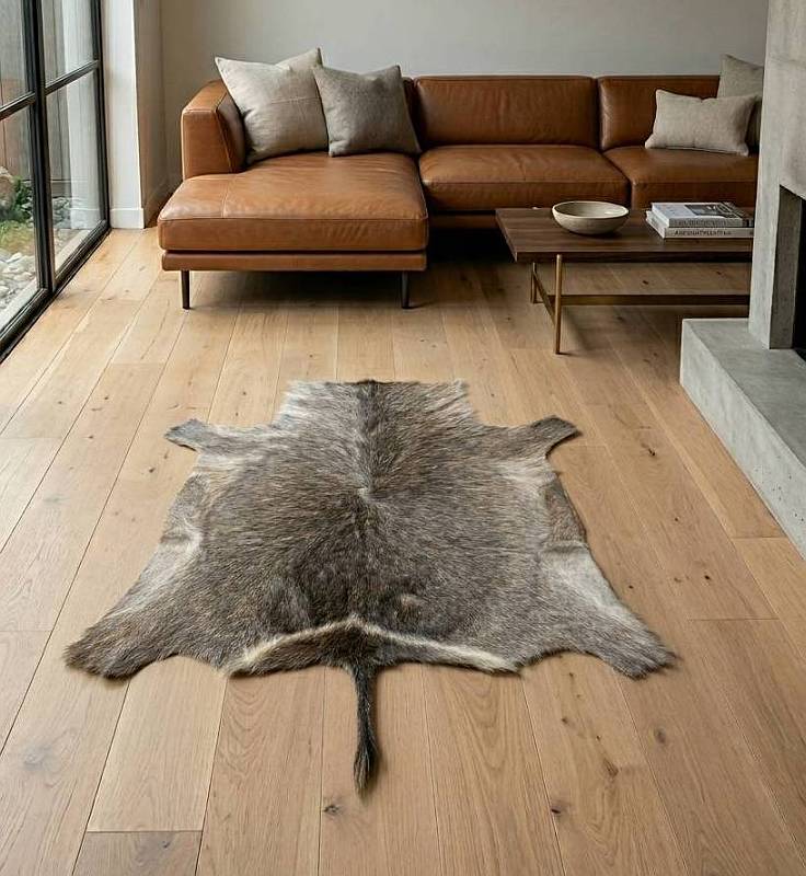 African waterbuck hide
