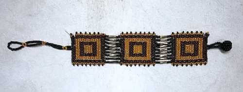 African beaded wrist band Zulu beaded wrist band