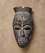 African Baule mask selection