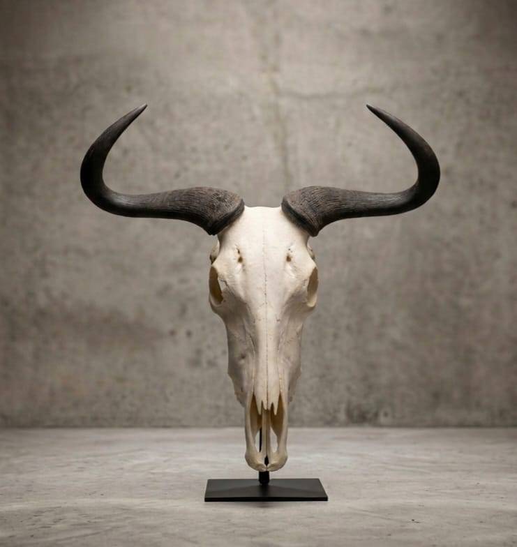 Blue Wildebeest Horn  Skull