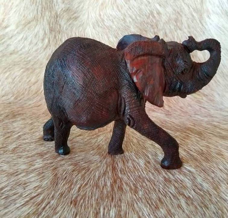 Wooden African Elephant