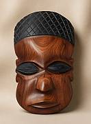 African iron wood cherry mask