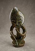 Bring authentic African heritage home. Ethically sourced, hand-carved  stone abstract thinker sculpture made by master artisans.
