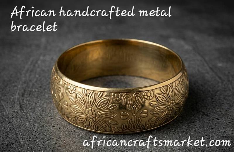 African brass bracelet