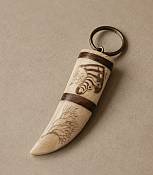 African Bone Key Ring