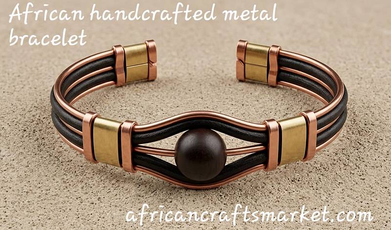 African bead bracelet